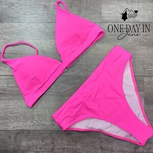 CharmLeaks High Cut Bikini Swimsuit Size L